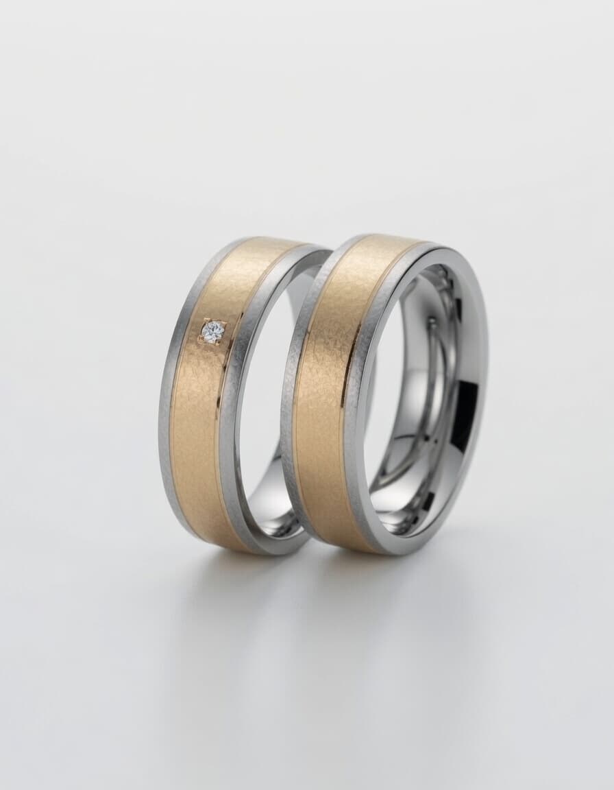 Bicolor Gelbgold trifft Platin